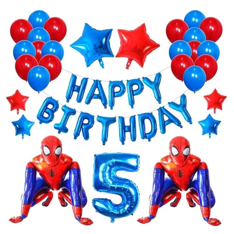 Deco Anniversaire Spider Man Anniversaire Décorations Spider Man Ballons Anniversaire  Spiderman Décorations Gâteaux Spiderman Bannière Anniversaire Spiderman D'anniversaire  Déco en destockage et reconditionné chez DealBurn