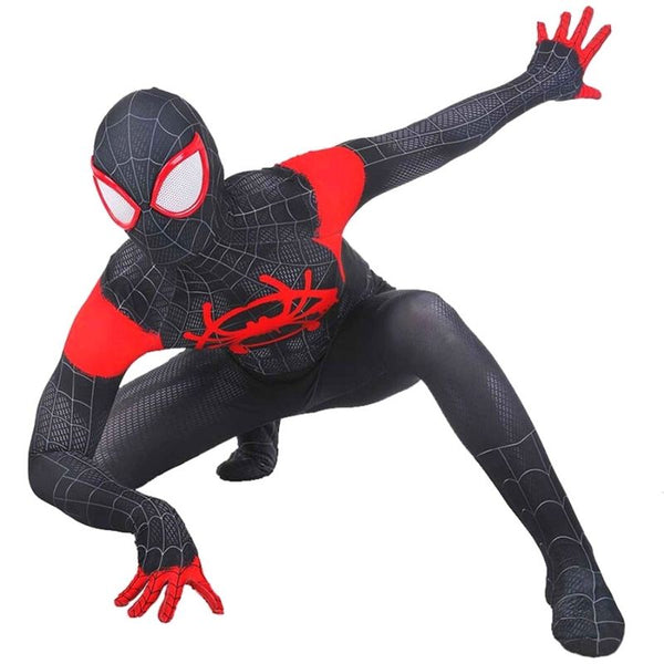 Costume Spiderman noir pour adulte