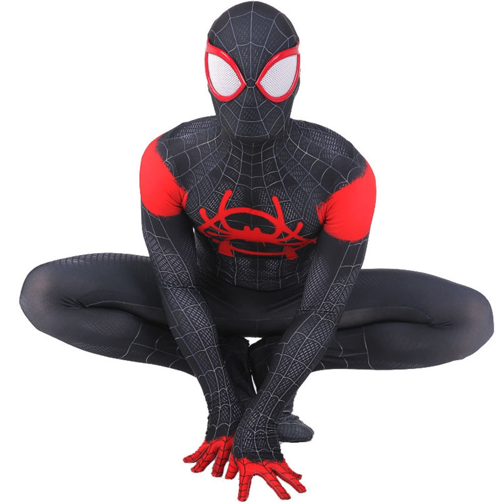 Demi-masque Disney Marvel Spider-Man Webbed Wonder, rouge/noir, taille  unique, accessoire à porter pour l'Halloween