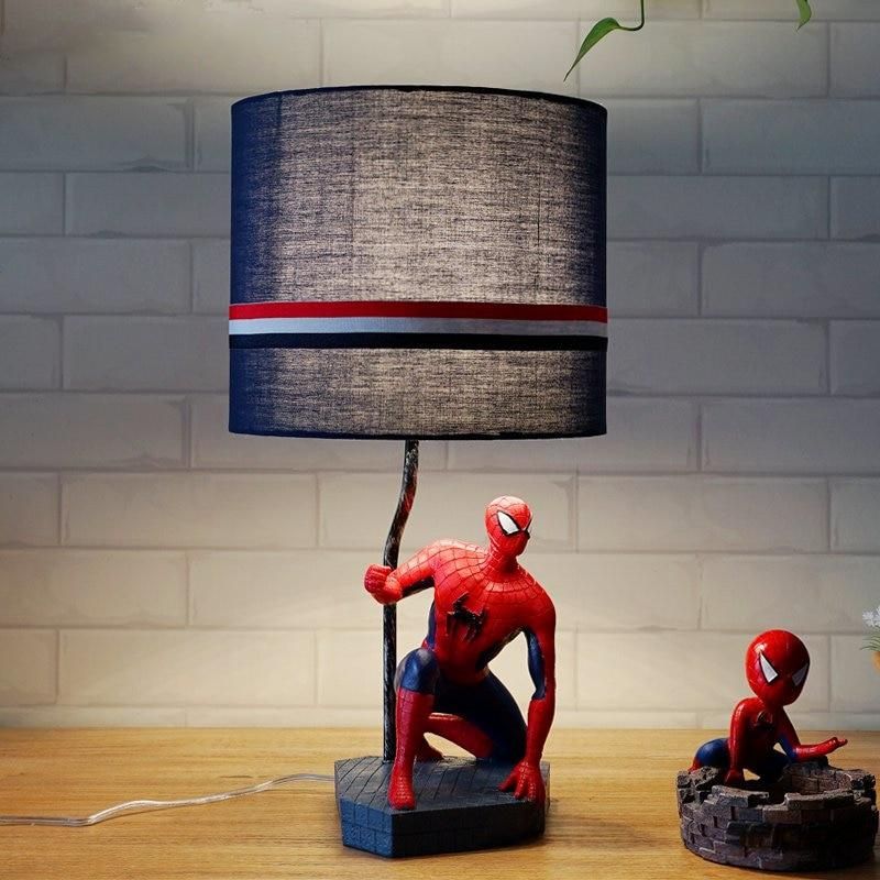 Lampe de chevet Spiderman fait main - Spider Shop